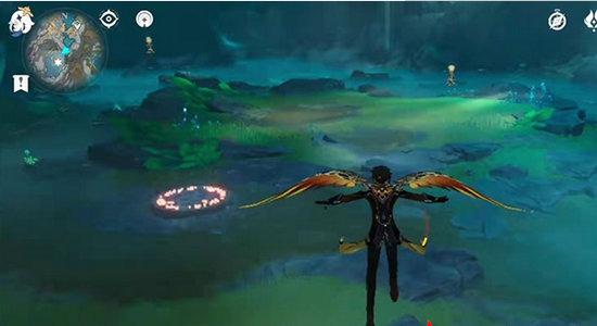 原神地下水泽左边怎么去 原神地下水泽左边的水中岛进入方法(1)