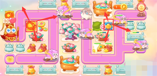 保卫萝卜4周赛11.8怎么过 保卫萝卜4周赛11.8攻略(2)