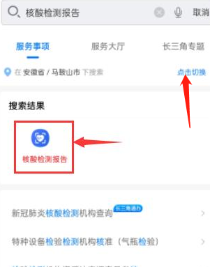 皖事通怎么查核酸检测结果 皖事通核酸检测结果查询方法(1)