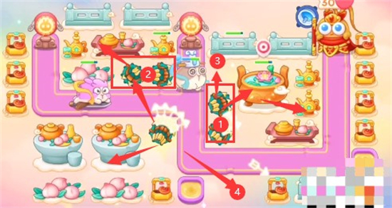 保卫萝卜4周赛9.30怎么过 保卫萝卜4周赛9.30攻略(2)