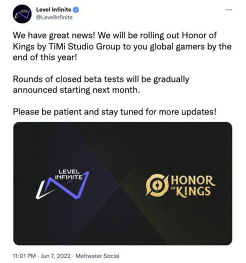 Honor of Kings什么时候上线 Honor of Kings上线时间一览(1)