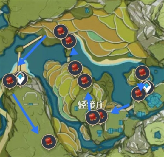 原神绝云椒椒分布图 绝云椒椒采集地点一览(1)