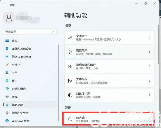 win11放大镜怎么关闭 win11放大镜关闭方法介绍(4)