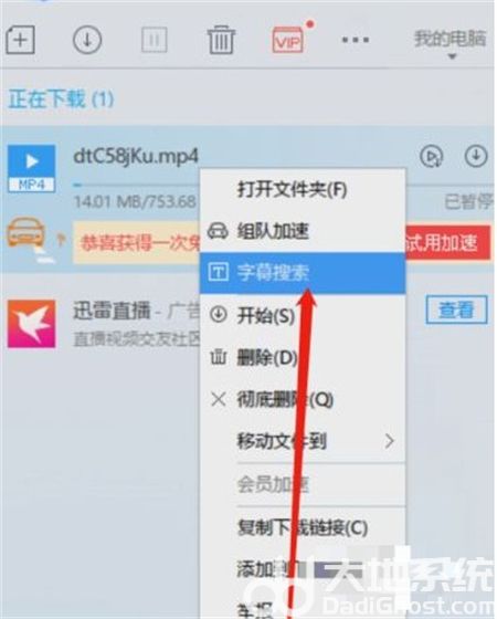 迅雷在线看看字幕如何下载 迅雷在线看看字幕下载方法(2)