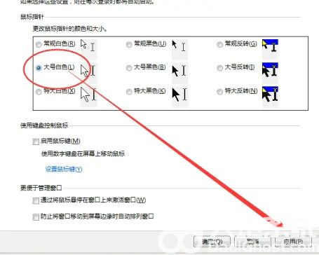 windows7鼠标指针颜色怎么改 windows7鼠标指针颜色更改教程(3)