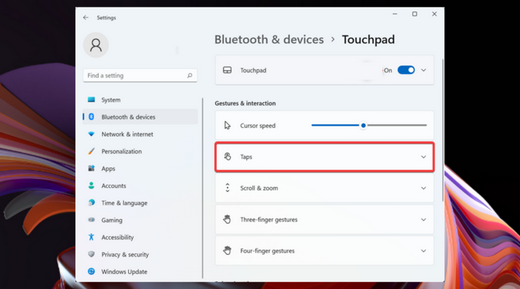 windows11触摸板设置怎么打开 windows11触摸板设置打开方法介绍(2)