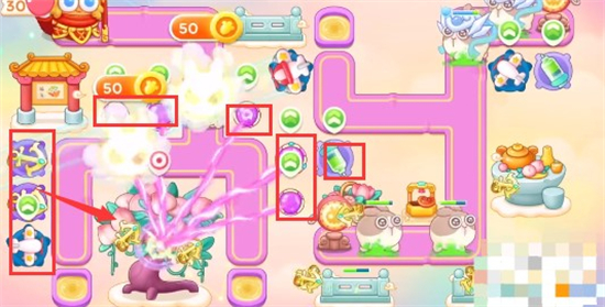 保卫萝卜4周赛10.14怎么过 保卫萝卜4周赛10.14攻略(3)