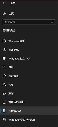win10开发人员模式怎么打开 win10开发人员模式开启教程(2)