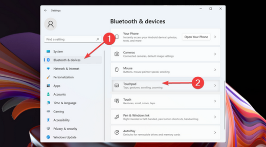windows11触摸板设置怎么打开 windows11触摸板设置打开方法介绍(1)