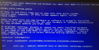 雨林木风win7蓝屏代码0x0000007a该怎么办
