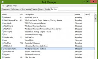 win8系统中trustedinstaller.exe是什么进程