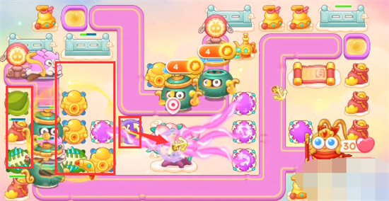 保卫萝卜4周赛11.25怎么过 保卫萝卜4周赛11.25攻略(3)