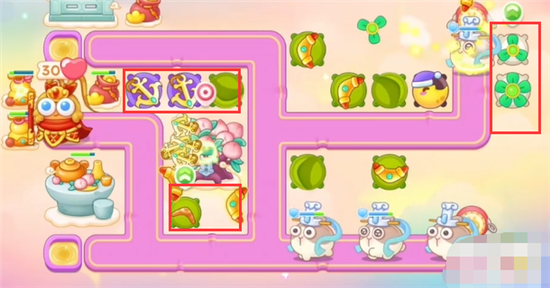 保卫萝卜4周赛12.29怎么过 保卫萝卜4周赛12.29攻略(3)