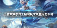 《王者荣耀》李白王昭君凤求凰星元怎么样 李白王昭君凤求凰星元皮肤动态展