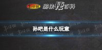 孙吧是什么玩意 孙吧介绍