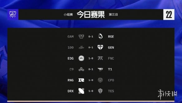 英雄联盟2022全球总决赛10月11日赛程 S12小组赛10.11赛程