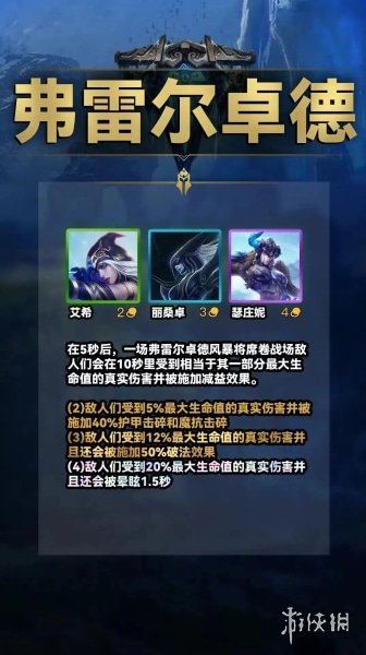 《云顶之弈手游》s9费雷尔卓德羁绊介绍