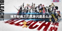 《境界斩魂之刃》黑屏闪退怎么办 黑屏闪退解决方法