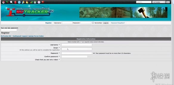 rutracker官网怎么注册 rutracker官网注册教程