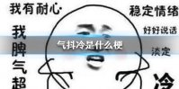 气抖冷是什么梗 气抖冷梗出处介绍