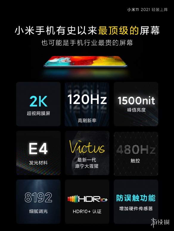 小米11屏幕怎么样 小米11屏幕介绍