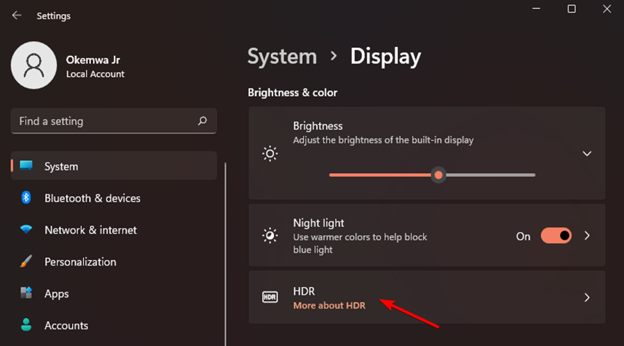 自动HDR在Win11系统不起作用的解决方法