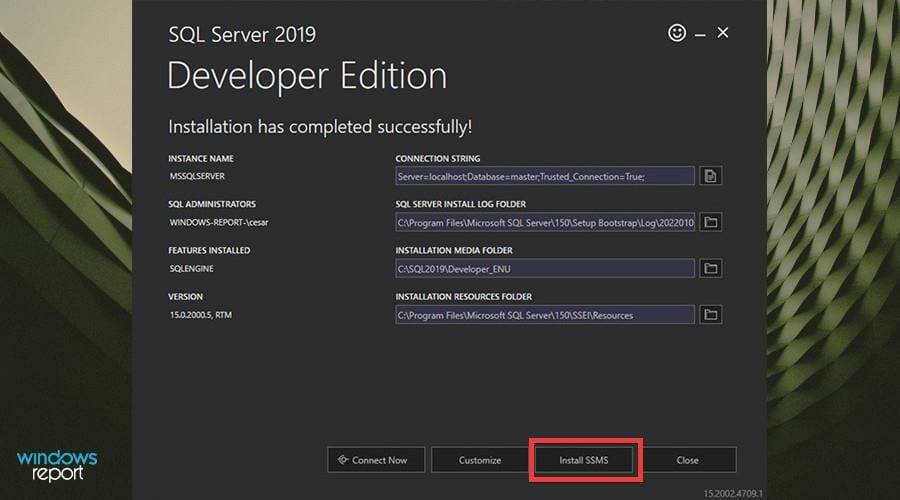 Win11系统下载安装SQL Server 2021开发者版