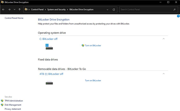硬盘怎么加密？Win11系统快速加密硬盘的方法