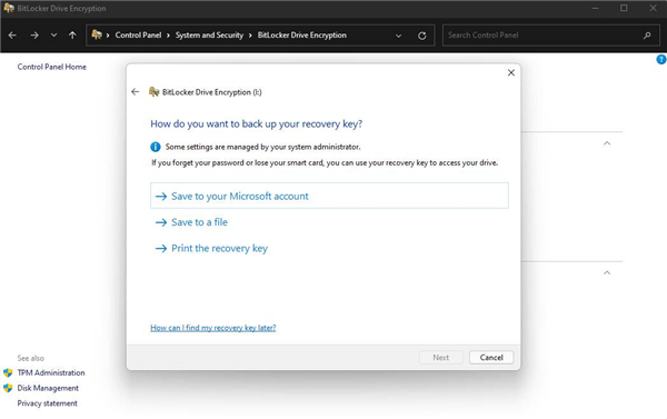 硬盘怎么加密？Win11系统快速加密硬盘的方法
