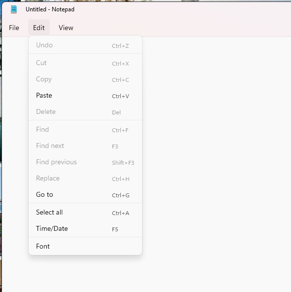 初识Windows 11版记事本的Fluent Design风格
