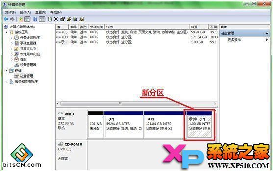 win7硬盘分区教程(8)
