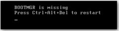 系统之家32位纯净版系统开机警示"bootmgr is missing"的还原之路