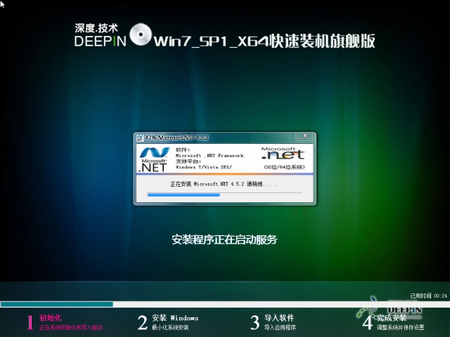 深度技术GHOST WIN7 SP1 X86纯净版V15.12-01