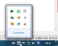 技术员联盟win7系统的托盘区域需要改进的地方